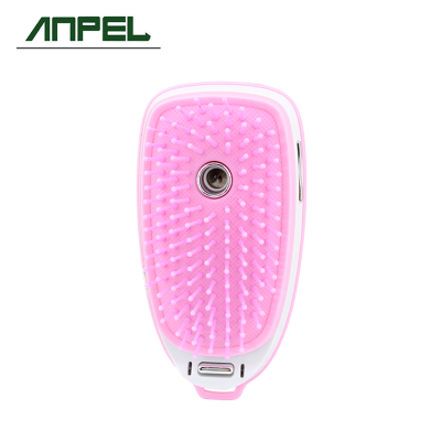 Portable USB charging scalp massager ionic hair brush