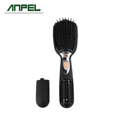 Professional battery operation portable beauty personal care ionic hair brush