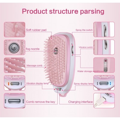 Professional Portable Electric Custom Hair Brush Hair comb