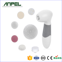 Multifunction 7 in 1 private label skin care facial massager cleaning brush